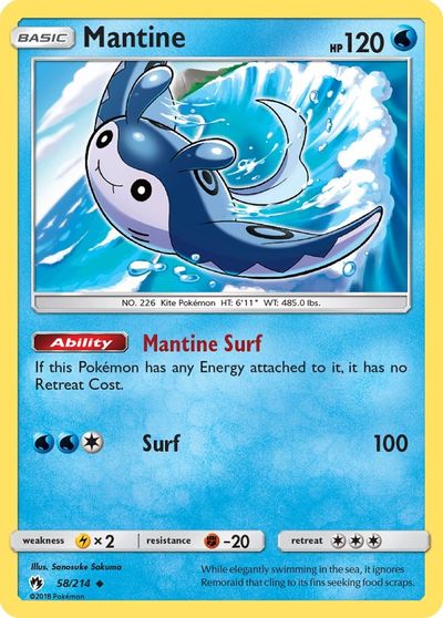 Mantine - 58/214 - Uncommon